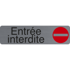 Plaque adhésive Entrée...