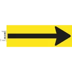 Bande de sol PVC adhésive antidérapante fleche 30 x 10 cm/ Pce