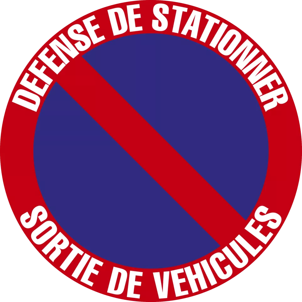 Défense de stationner 20 cm FR-/ Pce