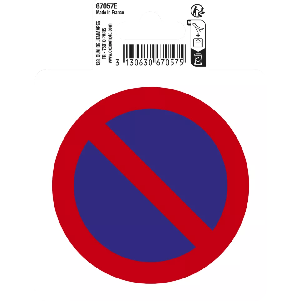 Paneel Verboden te p-arkeren PVC 10...