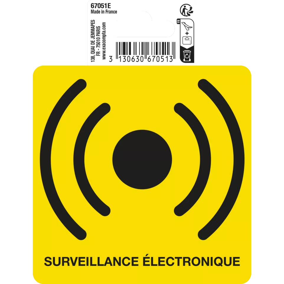 Picto adh. surveilla-nce électronique...