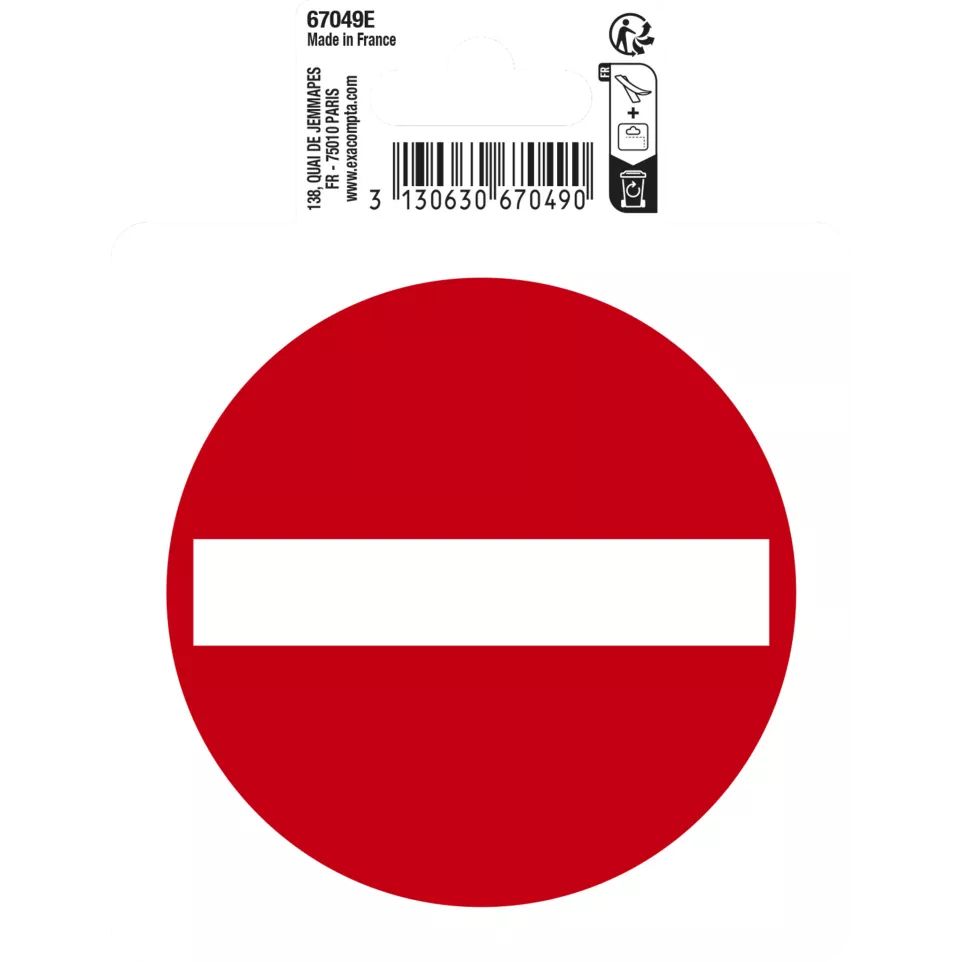 Panneau PVC adhésif antidérapant Sens...