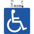 Adhesive vinyl pictogram Disabled access 10 cm/ Pc.