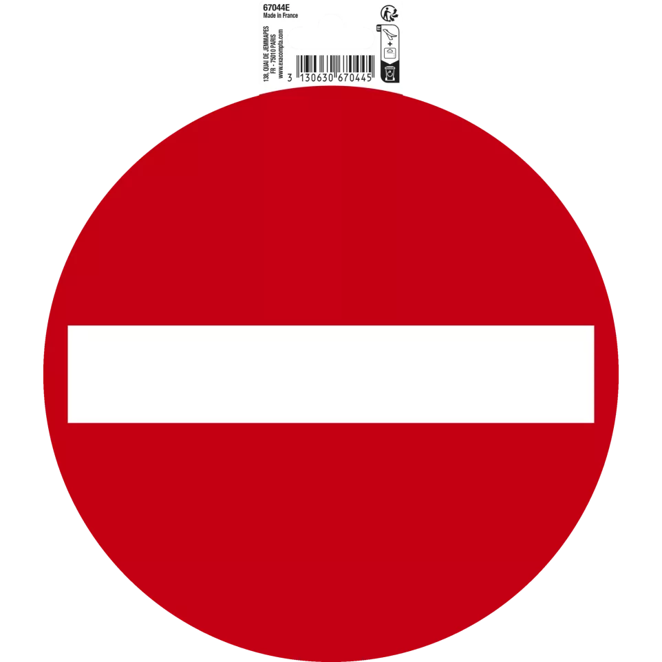 Panneau PVC adhésif antidérapant Sens...