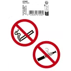 Adhesive vinyl pictogram No smoking 10 cm/ Pc.