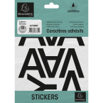 Pack of adhesive letters...