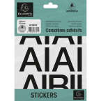 Pack of adhesive letters...
