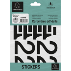 Pack of adhesive numbers...