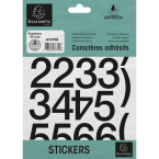 Pack of adhesive numbers...