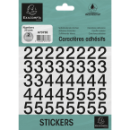 Pack of adhesive numbers...
