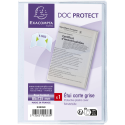Etui de protection pour carte grise 3 volets PVC lisse 20/100e/ Pce