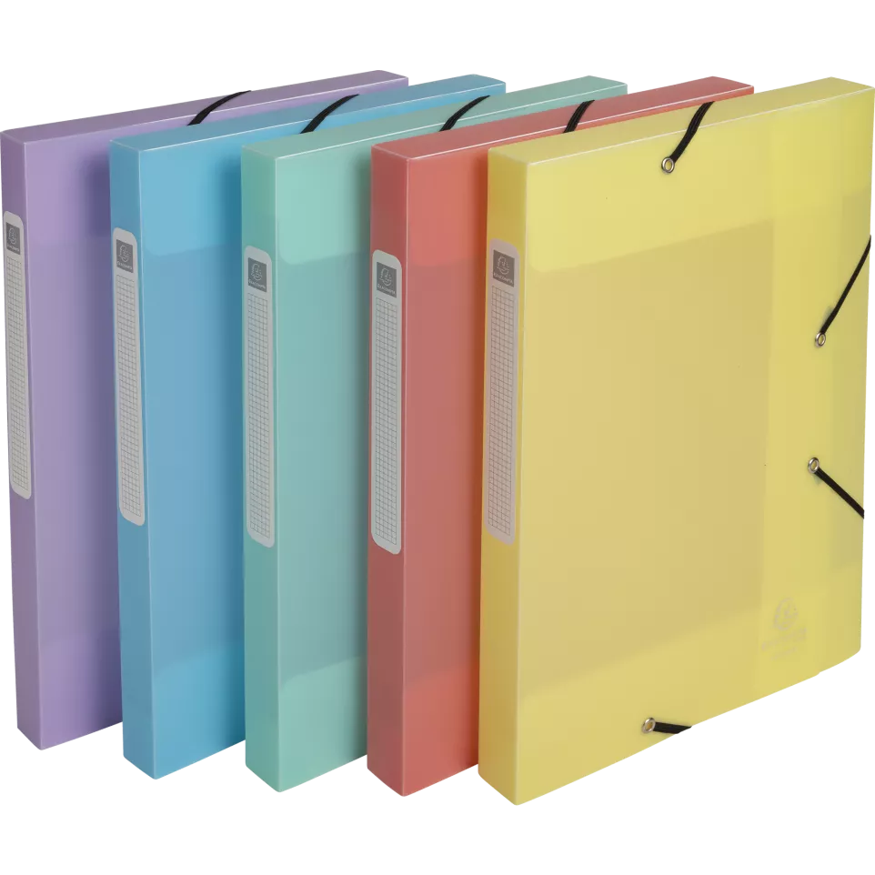 Chrom Pastel Box File A4 25mm PP...