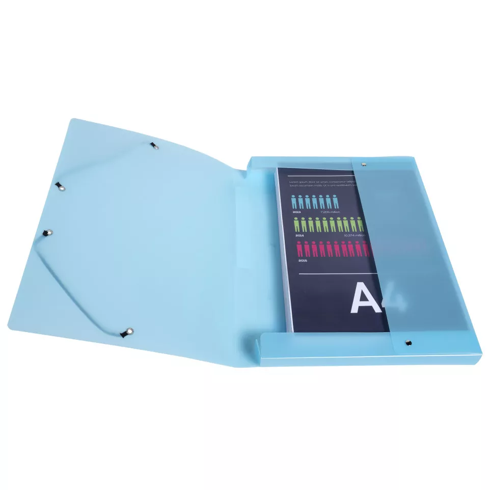 Chrom Pastel Box File A4 25mm PP...