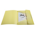 Kreacov Elasticated 3 Flap Folder PP A4, Pastel Assorted/ Pc.