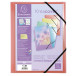Kreacov Elasticated 3 Flap Folder PP A4, Pastel Assorted/ Pc.