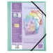 Chemise à élastiques 3 rabats polypropylène Kreacover Pastel - A4/ Pce