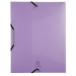 Kreacov Elasticated 3 Flap Folder PP A4, Pastel Assorted/ Pc.