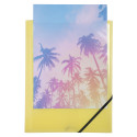 Kreacov Elasticated 3 Flap Folder PP A4, Pastel Assorted/ Pc.
