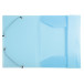 Elastomap 3kl PP A4-Chrom Pastel Blauw/ St.