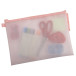 Pochette à fermeture éclair en plastique souple Chromaline pastel - A4/ Pce