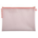 Pochette à fermeture éclair en plastique souple Chromaline pastel - A4/ Pce
