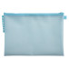 Pochette à fermeture éclair en plastique souple Chromaline pastel - A4/ Pce