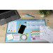 Deskmat PVC 37,5x57,5cm Maths-/ Pc.