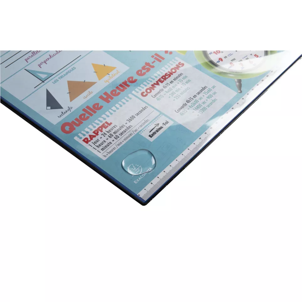 Sous-main rigide PVC-37,5x57,5cm...