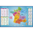 Sous-main rigide PVC-37,5x57,5cm France/ Pce