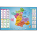 Sous-main rigide PVC-37,5x57,5cm France/ Pce