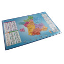 Sous-main rigide PVC-37,5x57,5cm France/ Pce