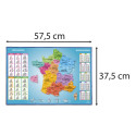 Sous-main rigide PVC-37,5x57,5cm France/ Pce