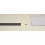 Onderlegger flexibel- PVC 43x90cm kristal/ St.
