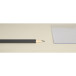 Onderlegger flexibel- PVC 43x90cm kristal/ St.