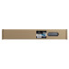 Onderlegger flexibel- PVC 43x90cm kristal/ St.