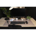 Onderlegger flexibel- PVC 43x90cm kristal/ St.