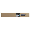 Onderlegger flexibel- PVC 43x90cm kristal/ St.