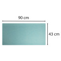 Sous main souple PU bicolore - 43x90cm/ Pce