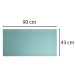 Sous main souple PU bicolore - 43x90cm/ Pce