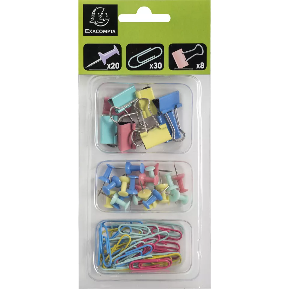 Kit 58 clips en pins Aquarel geass.-/...