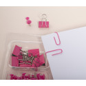 Kit 58 clips en pins Iderama roze-/ St.