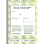 Manifold R.T.T Enregistrement du temps de travail 50 feuillets dupli autocopiants/ Pce