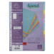 Intercalaires carte lustrée 400g/m2 Aquarel 12 positions - A4/ Pce