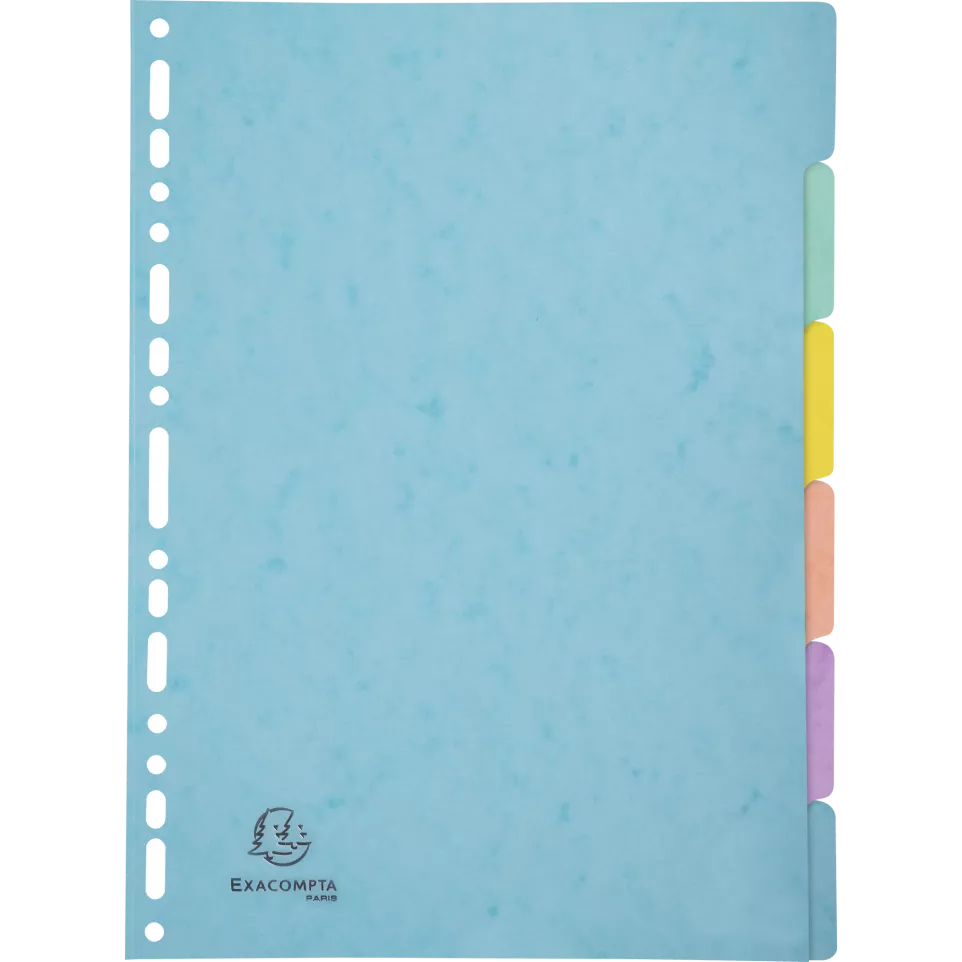 Tabbladen A4 6T glan-skarton 400g...