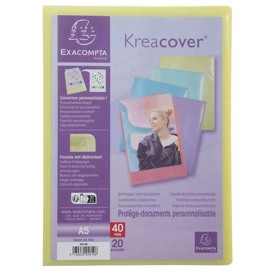 Display bk A5 20pock. KREACOV PASTEL...