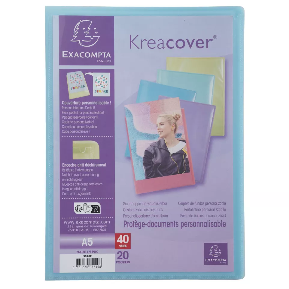 Dokt.Besch. A5 20P.-KREACOV PASTEL...
