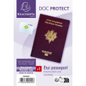 Beschermetui PVC 2 K-leppen voor paspoort/ St.
