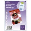 Etui de protection simple PVC lisse 20/100e - A6/ Pce