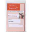 Exacompta Doc Protect PVC Student Card Protective Sleeve/ Pc.