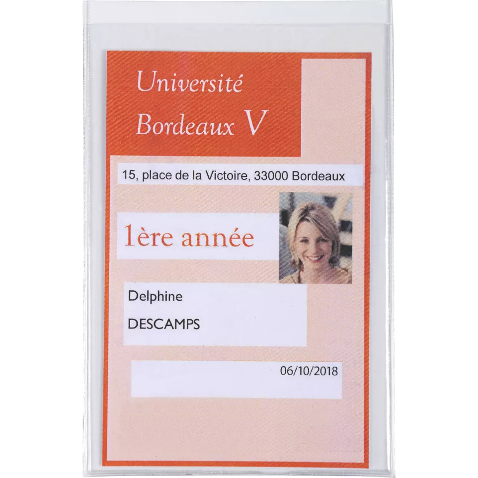 Etui de protection en PVC lisse...